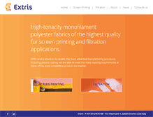 Tablet Screenshot of extris.eu